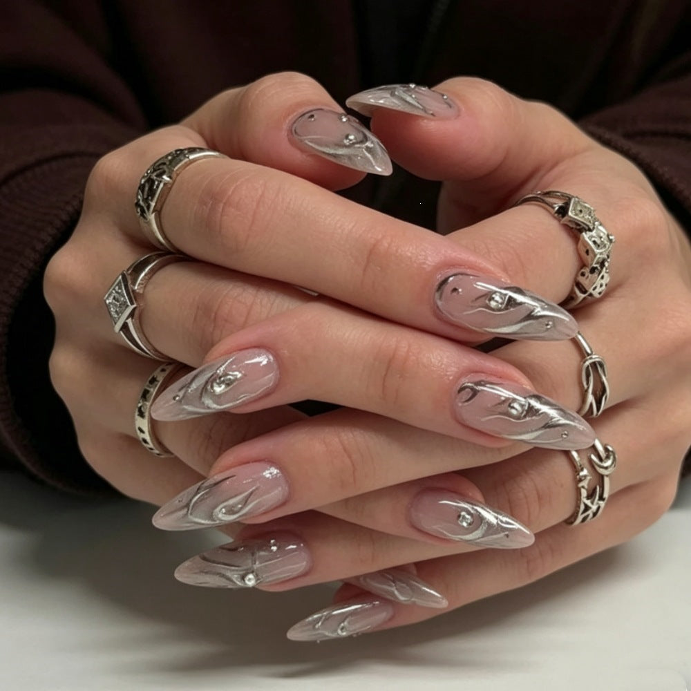Stylish Stiletto Nail Art Enhancements