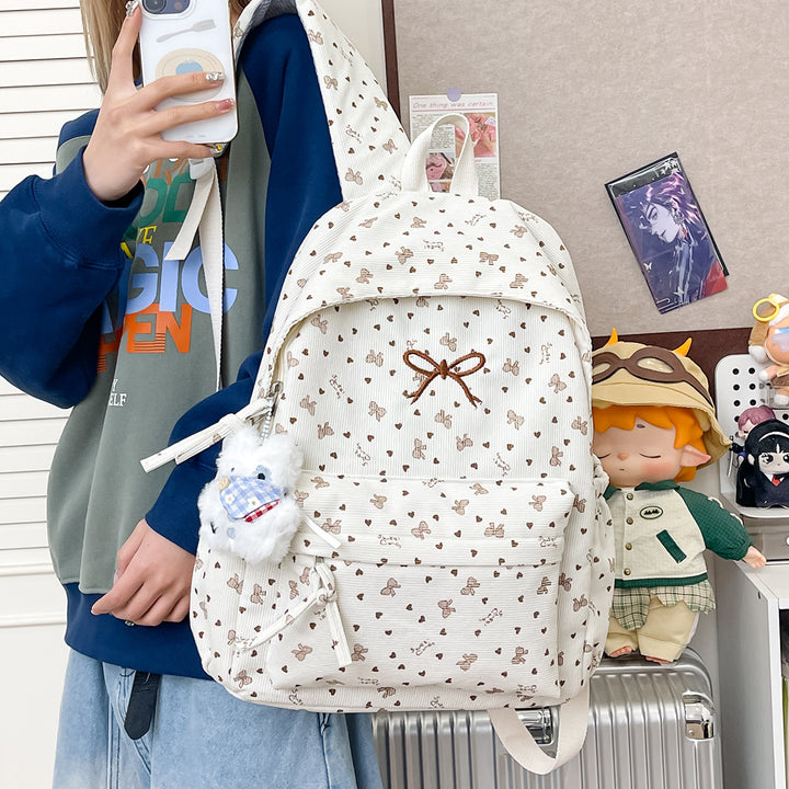 Floral-Patterned Travel Backpack Kalsten