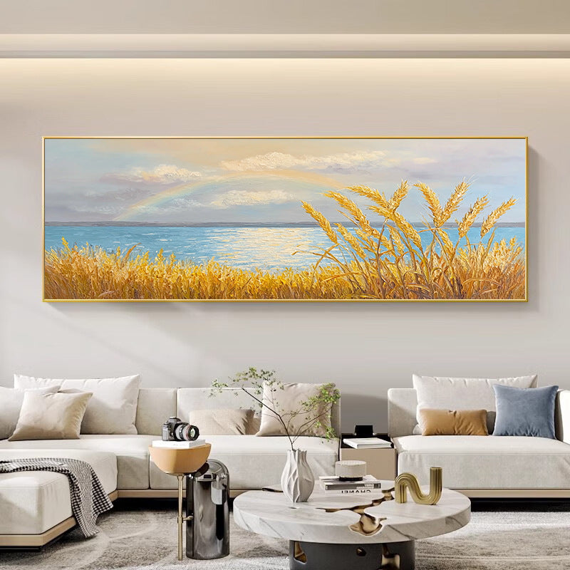 Coastal Sunset Landscape Canvas Art