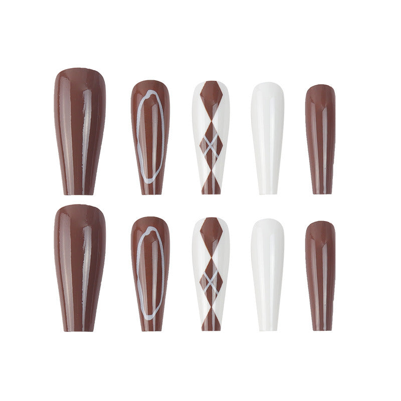 Elegant Artistic Stiletto Press-On Nails Kalsten 1789085884