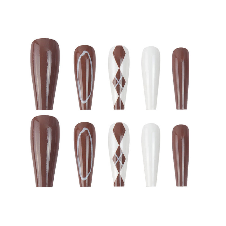 Elegant Artistic Stiletto Press-On Nails Kalsten 1789085884
