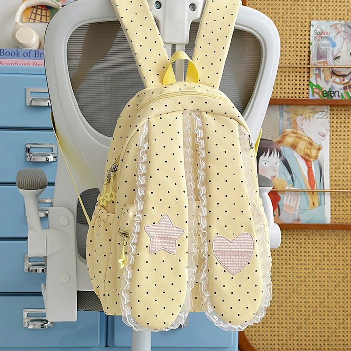 Cute Bunny-Ear Drawstring Backpack Kalsten