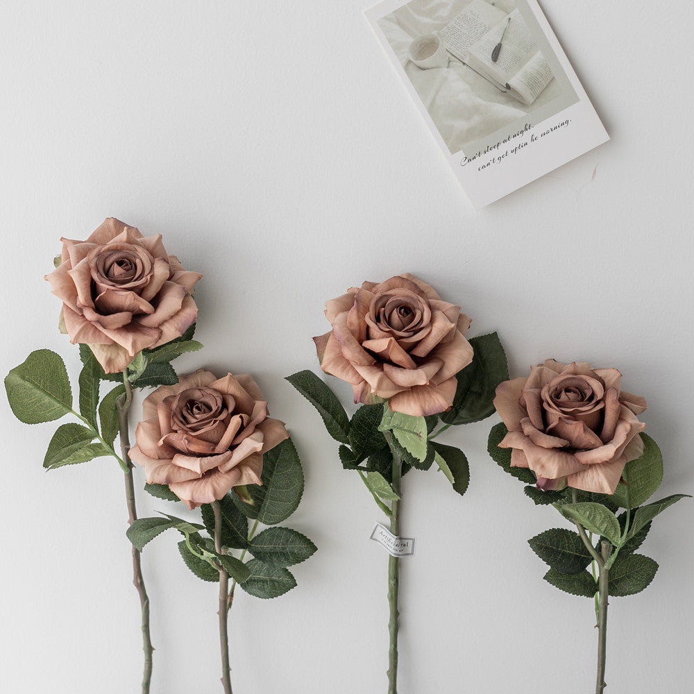 Realistic Floral Decorative Roses