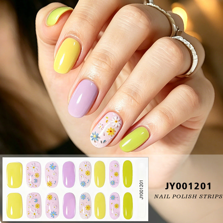 Whimsical Printed Nail Polish Strips
