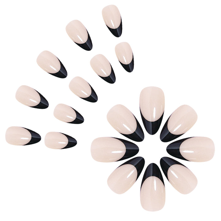 Chic French Tip Press-On Nails Kalsten