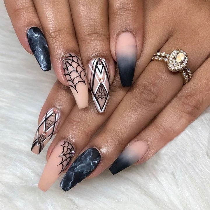 Artistic Nail Art with Creepy Designs Kalsten