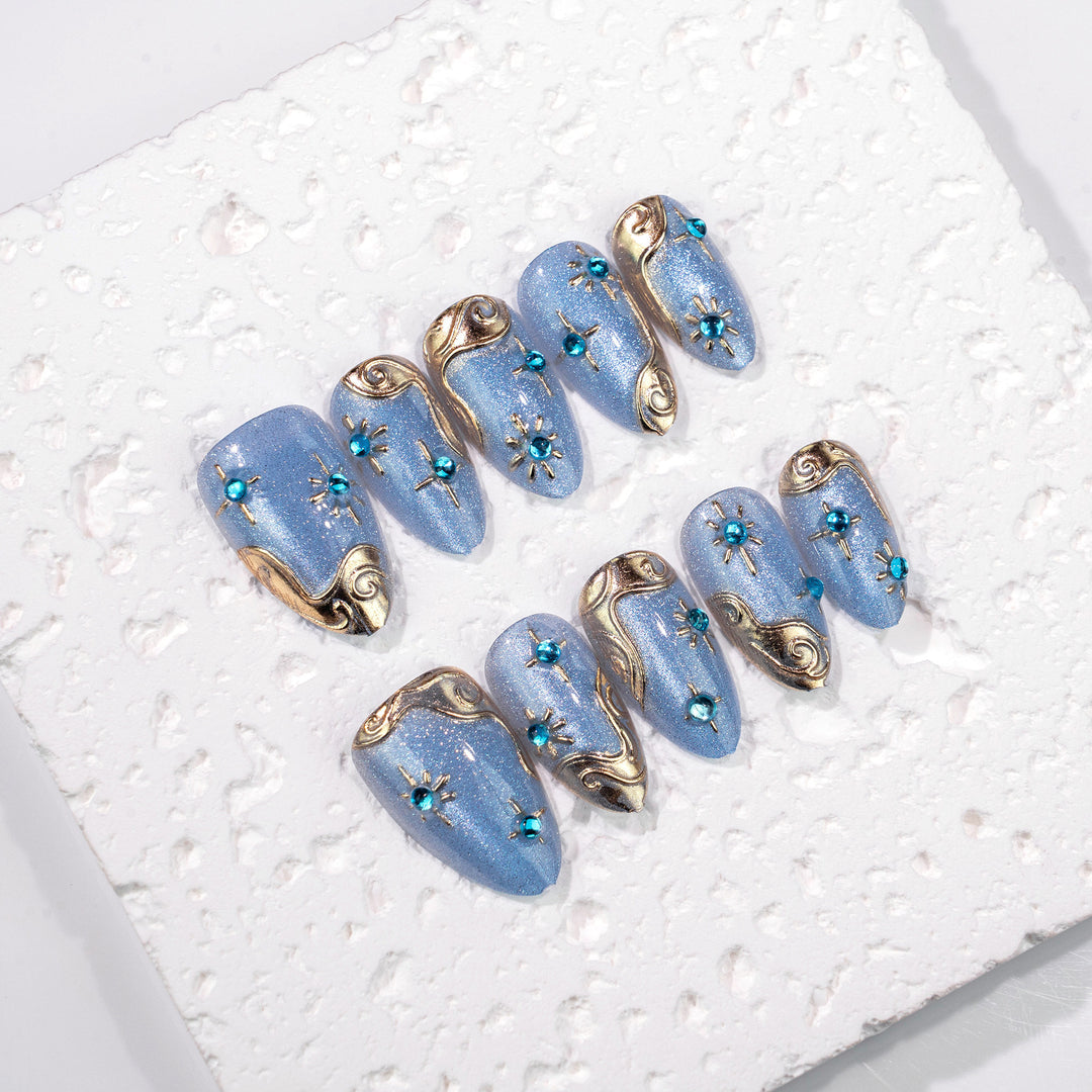 Elegant Press-On Nail Set Kalsten