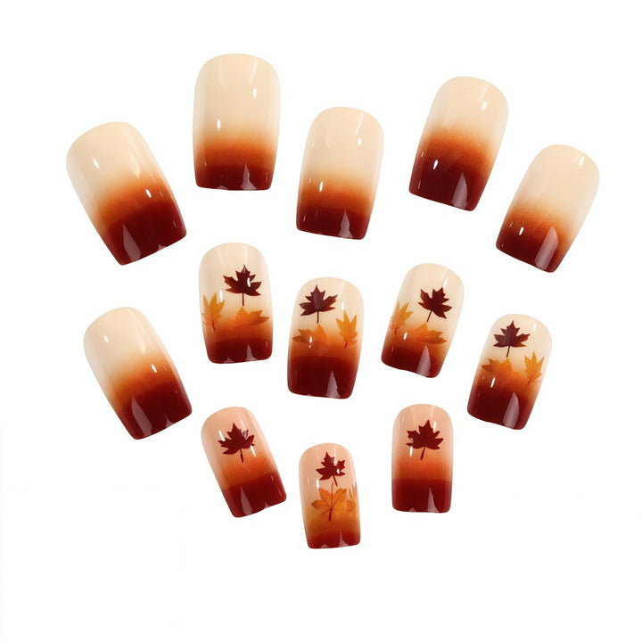 Artificial nails with autumn design Kalsten