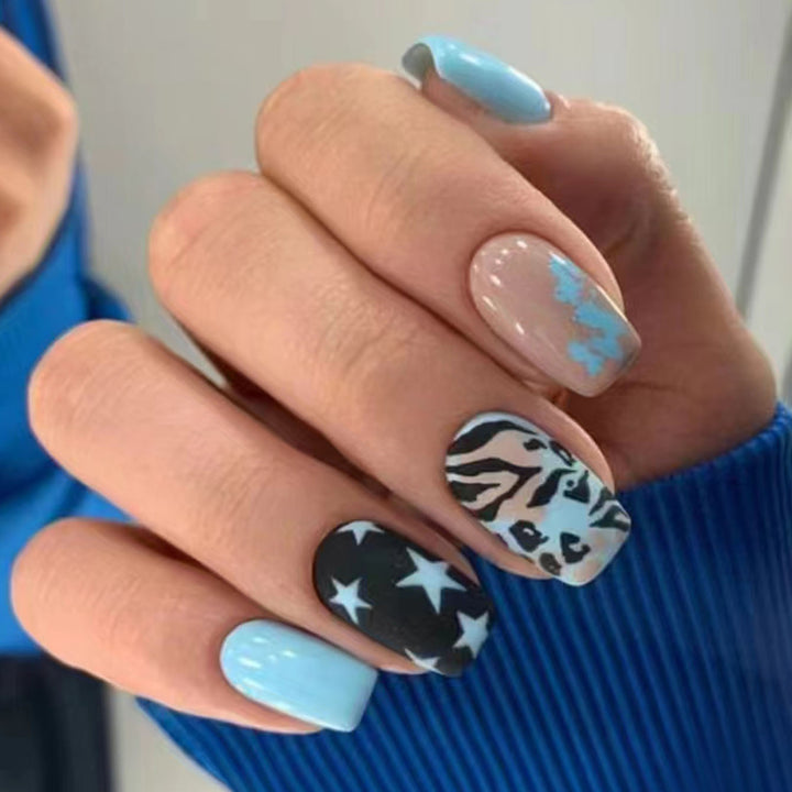 Artistic Patterned Nail Art