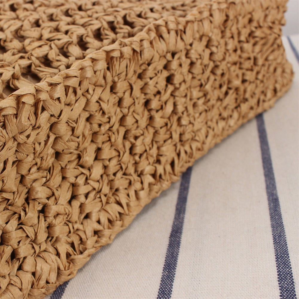 Hand-knotted straw bag Kalsten