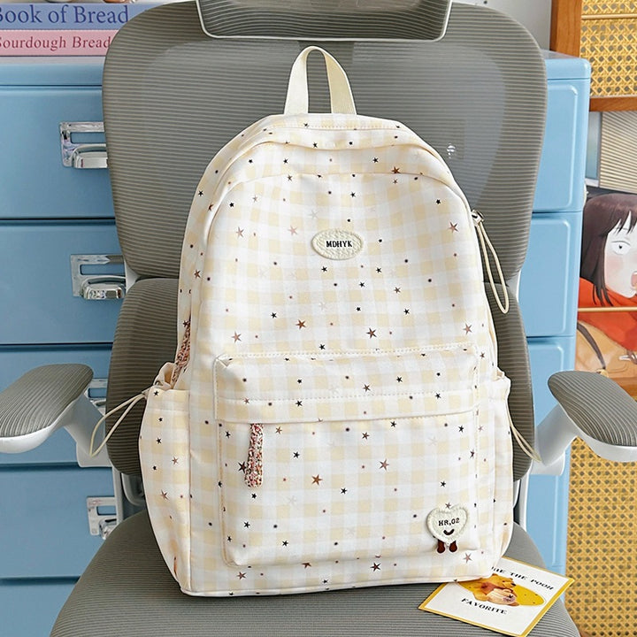 Stylish Checkered Mini Backpack Kalsten