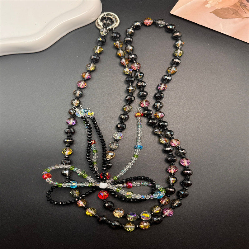 Multi-Strand Beaded Eyewear Necklace Kalsten