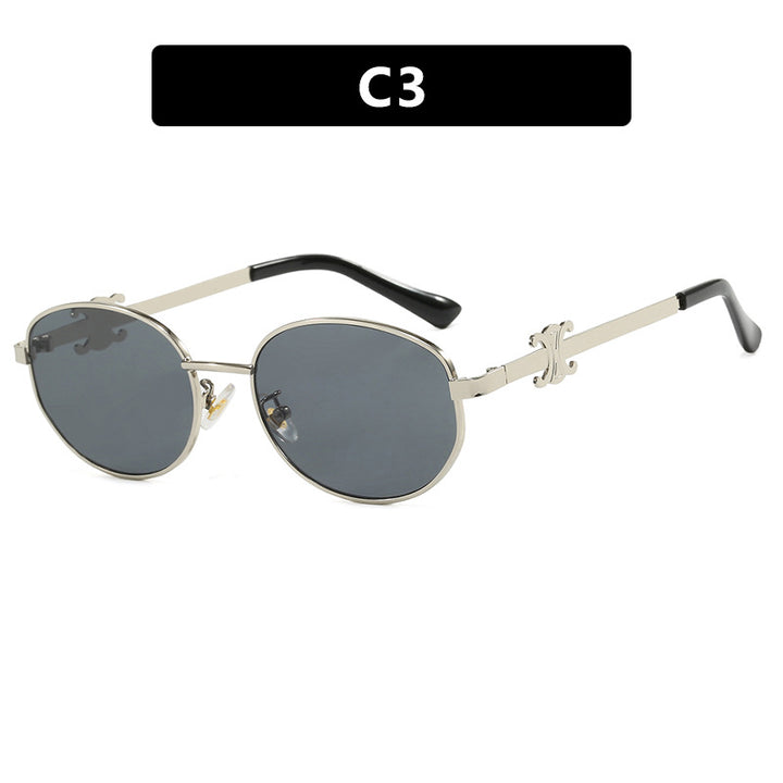Women's stylish designer sunglasses with elegant metal frame Kalsten