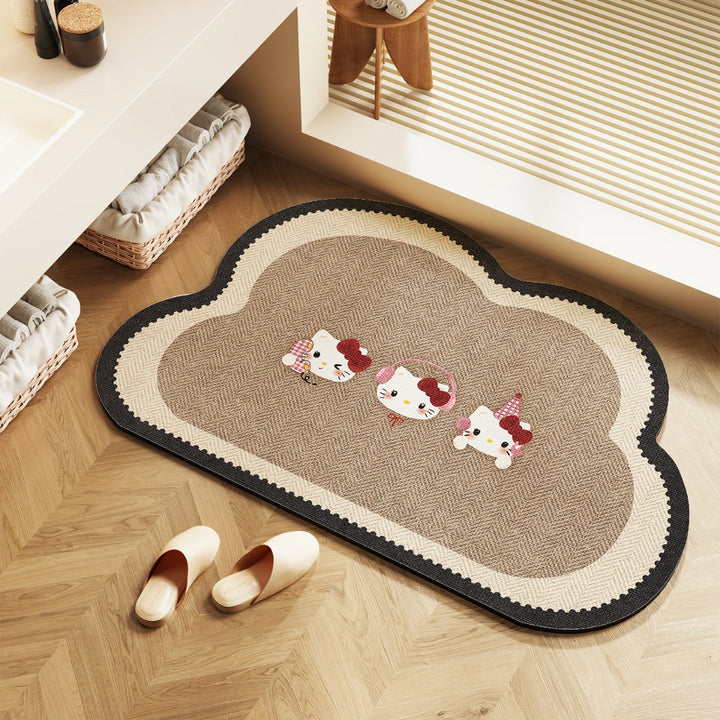 Elegant Decorative Bathroom Mat for Home