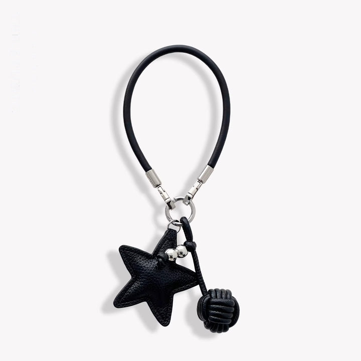 Decorative Leather Star Keychain Kalsten