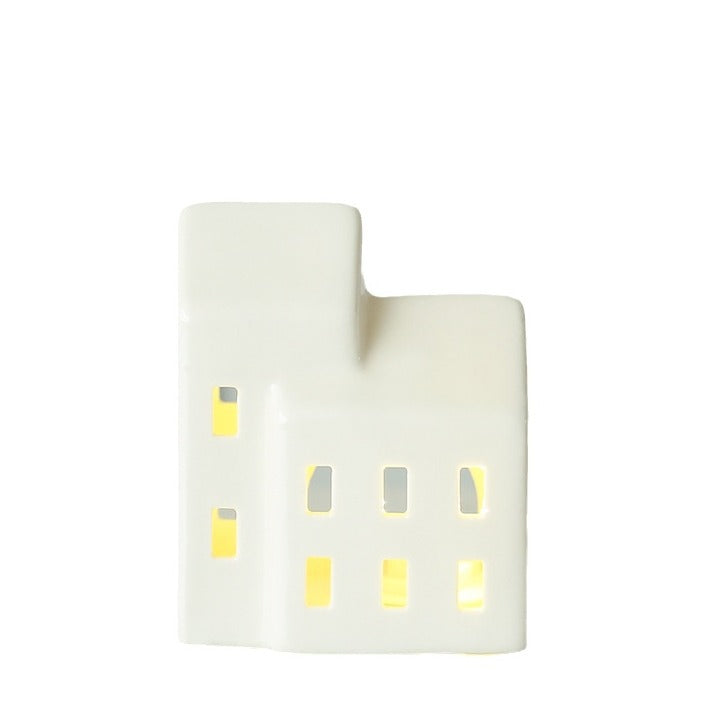Ceramic House-Shaped Candle Holder Kalsten