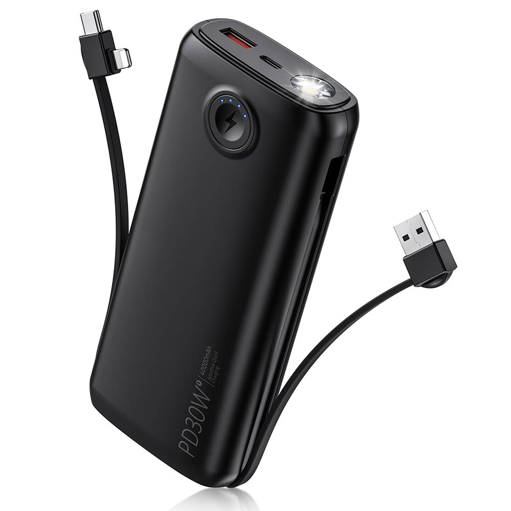 Portable power bank with digital LED display and flashlight function Kalsten