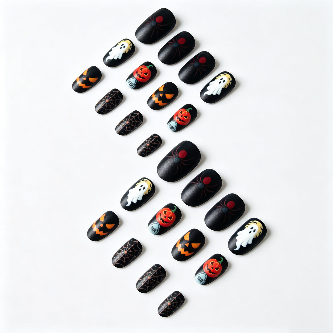 Spooky Halloween-Themed Nail Art Kit