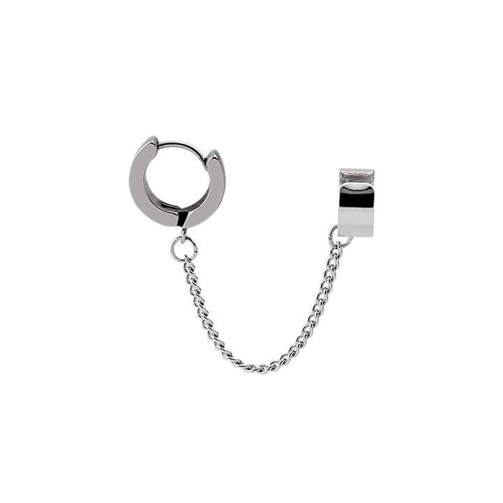 Stylish Silver Chain Link Ear Cuff Kalsten