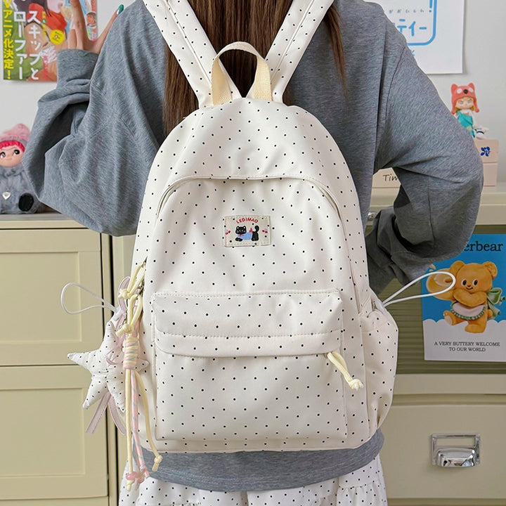 Cute Polka-Dot Backpack Kalsten