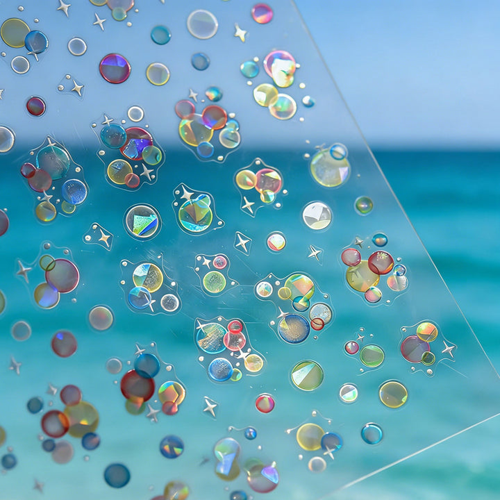 Bubble Effect Nail Art Stickers