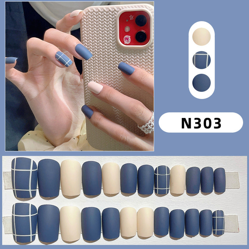 Stylish Matte Press-On Nail Set