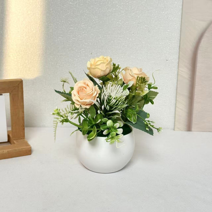 Artificial Orchid Plant for Indoor Home Decor