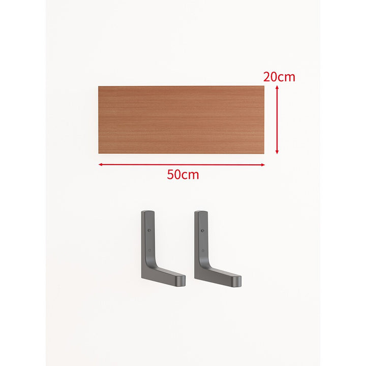 Long Narrow Floating Wall Shelf Kit with Concealed Heavy-Duty Brackets