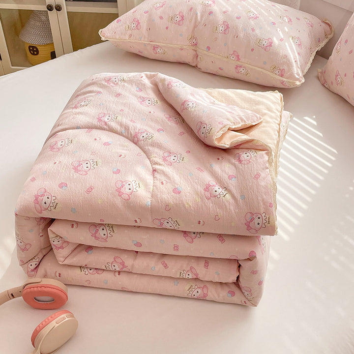 Ladies comfort duvet with delicate floral pattern and high-quality filling Kalsten