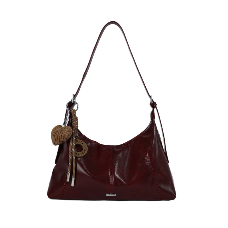 Luxurious Soft Leather Shoulder Bag Kalsten
