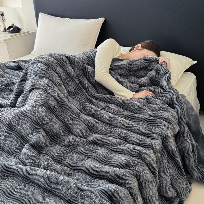 Textured Throw Blanket