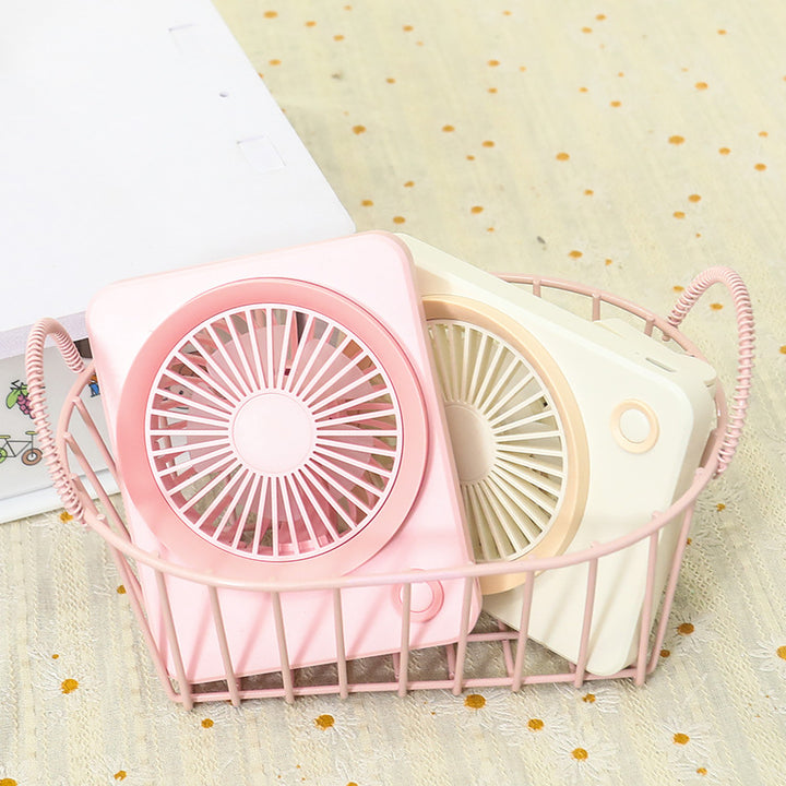 Ladies table fan with USB connection and flexible tilt function Kalsten