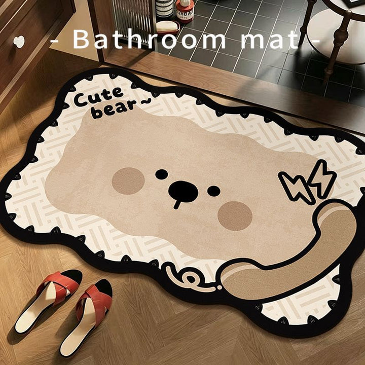 Funny Frog Bathroom Mat