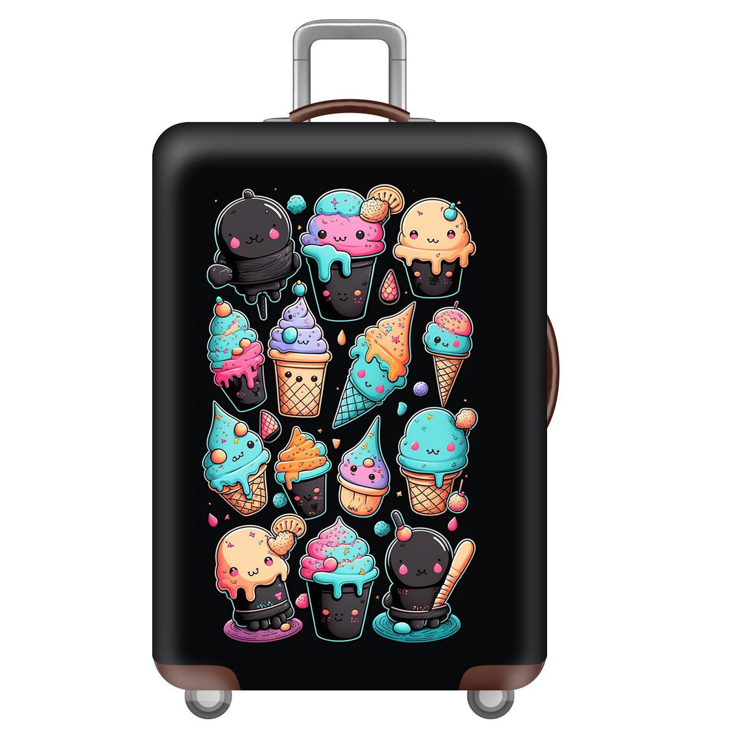 Unisex hard shell suitcase with colorful cartoon design Kalsten