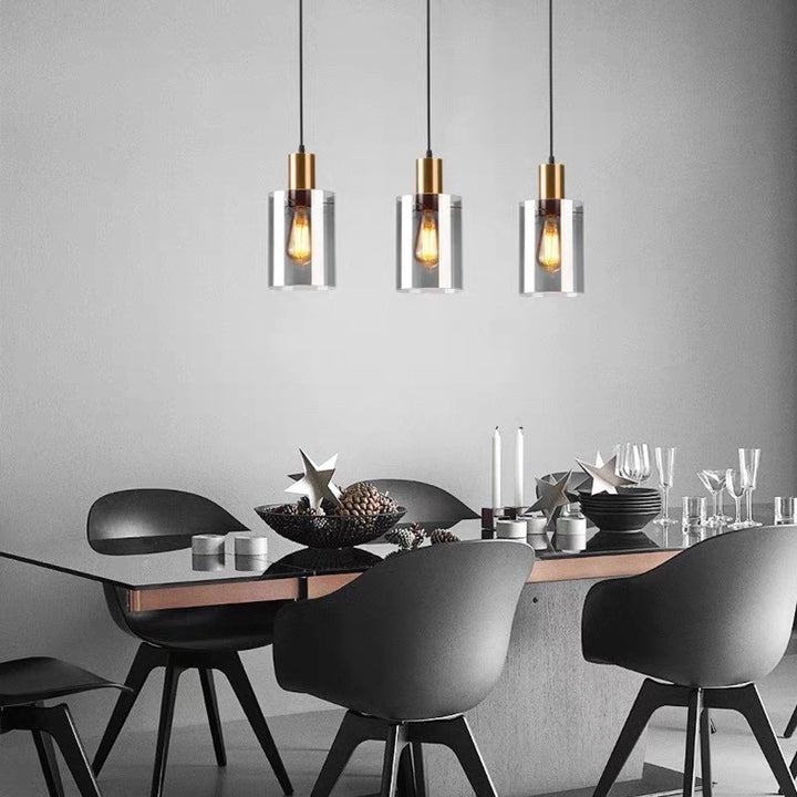 Modern Transparent Glass Pendant Light