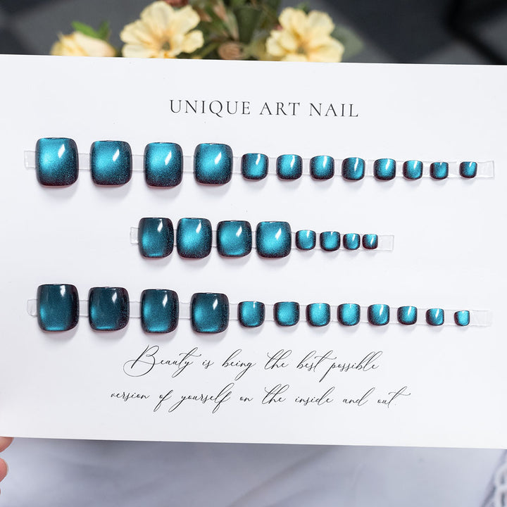 Elegant Metallic Nail Art