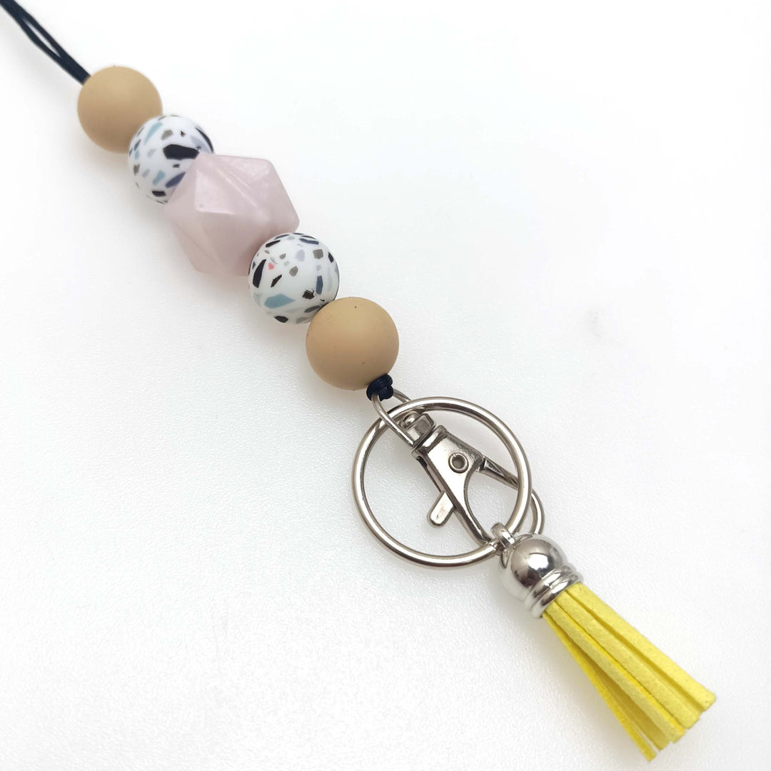 Colorful Beaded Keychain Holder Kalsten