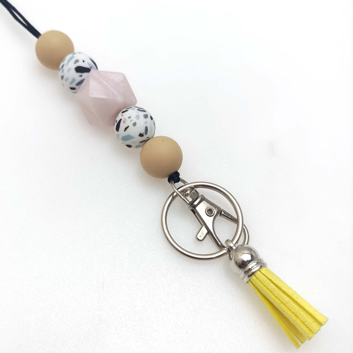 Colorful Beaded Keychain Holder Kalsten