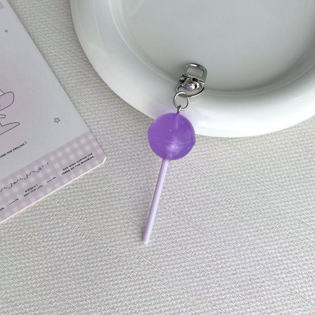 Lollipop-Inspired Charm Keychain Kalsten