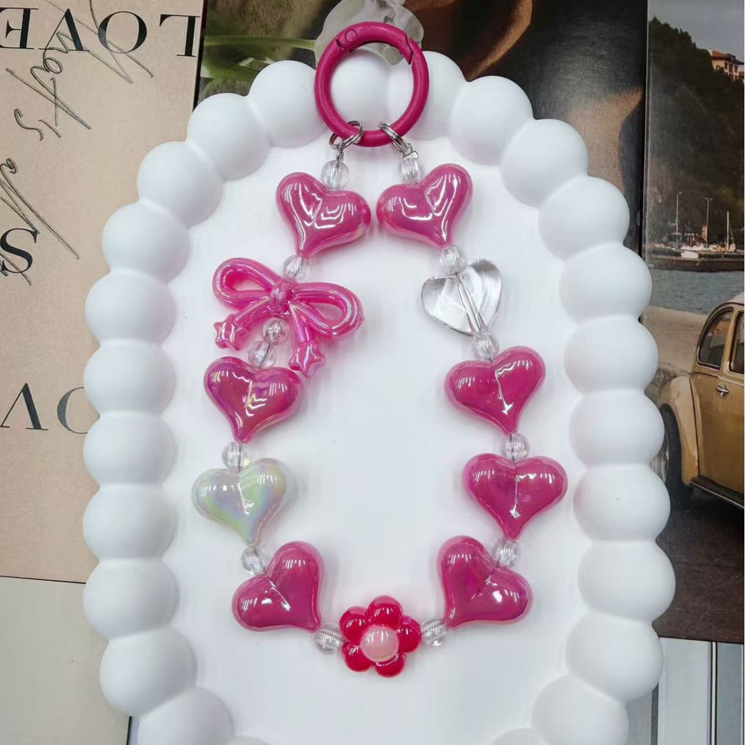 Decorative Heart-Shaped Keychain kalsten