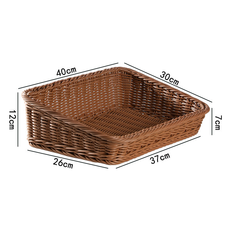 Unisex Portable Storage Box made of Woven Rattan Kalsten