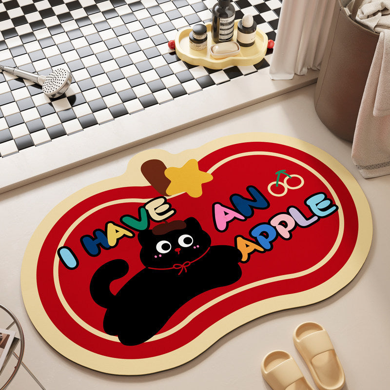 Fun Elephant-Themed Bath Mat Kalsten