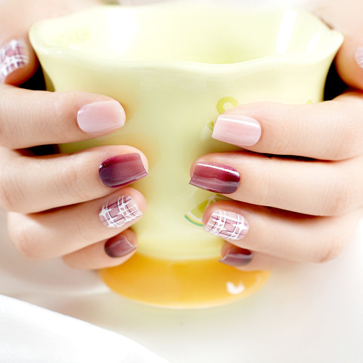 Stylish Gradient Press-On Nail Set Kalsten