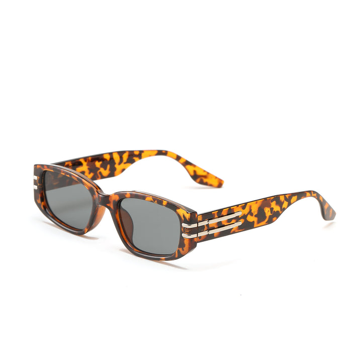 Women's fashionable rectangular sunglasses with elegant metal accents Kalsten