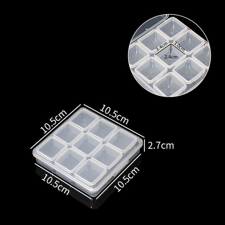 Versatile Nine-Compartment Storage Organizer Kalsten
