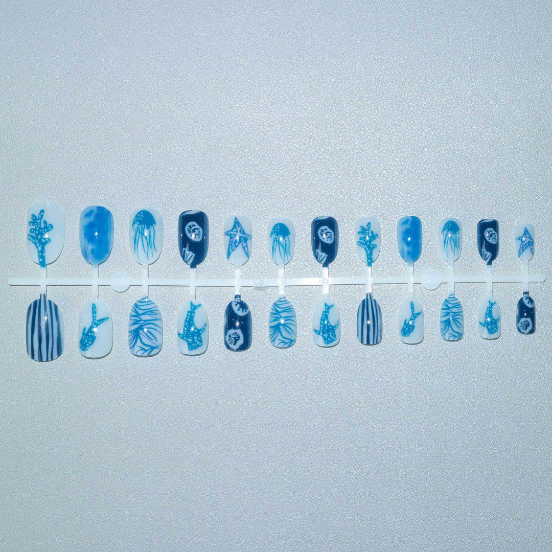 Ocean-Themed Nail Art Kit