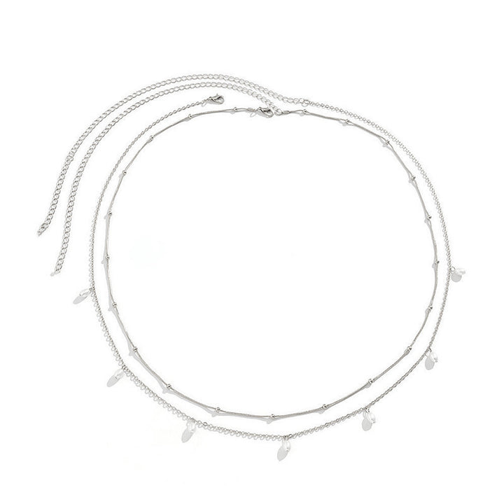 Elegant Layered Chain Necklace Kalsten