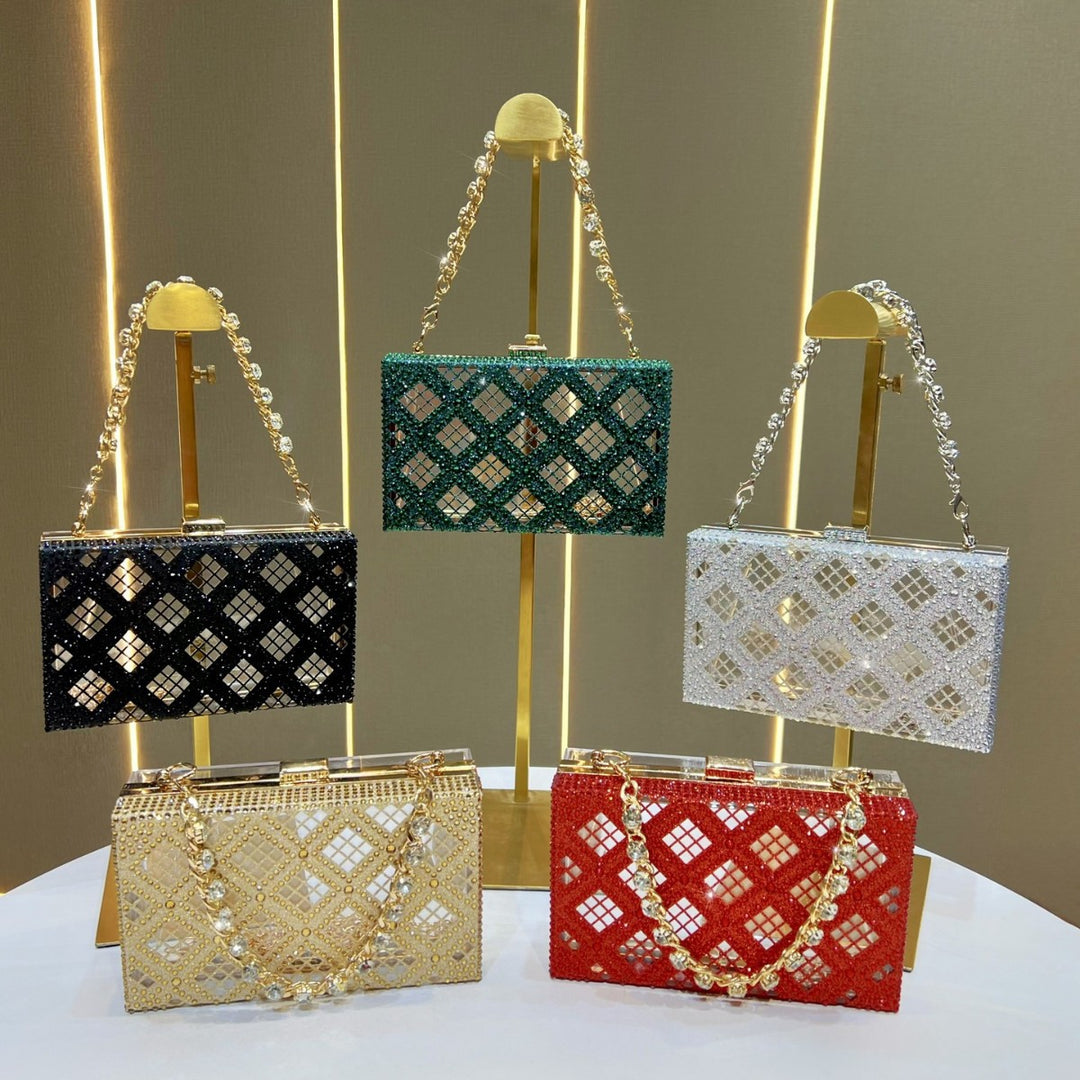 Elegant Chain-Handled Evening Clutch