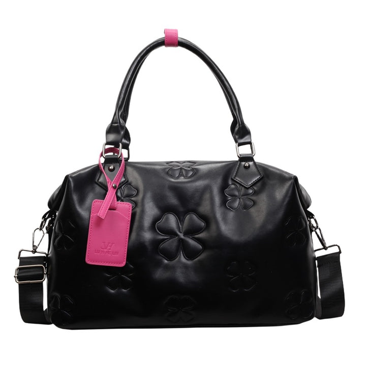 Stylish Floral Embossed Handbag
