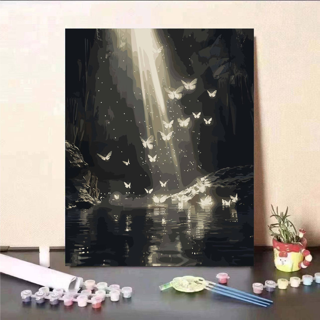 Floral Fantasy Paint by Numbers Wall Art Kalsten